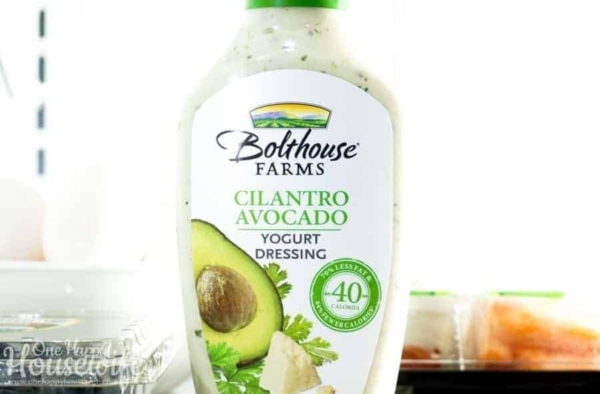 bottle of bolthouse cilantro avocado yogurt dressing