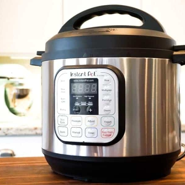 an instant pot sitting on a table