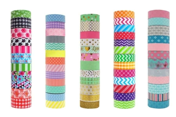 an assortment of washi tape