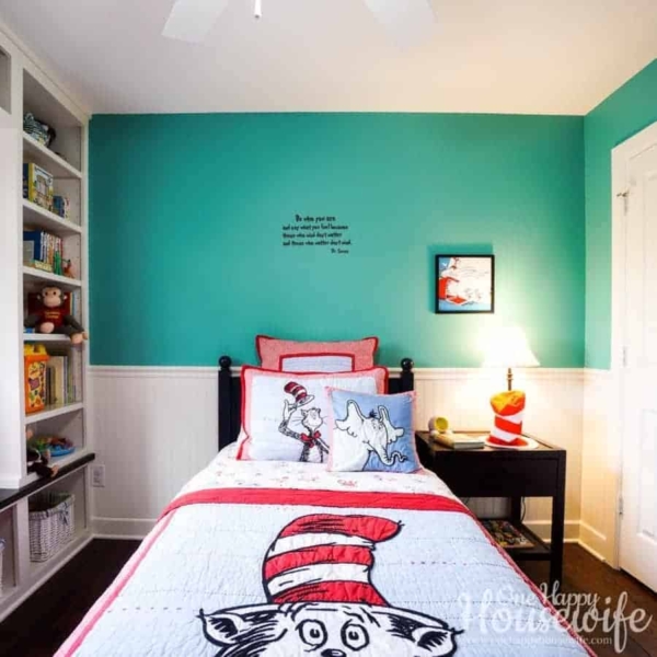 Beadboard in a Boy's Bedroom