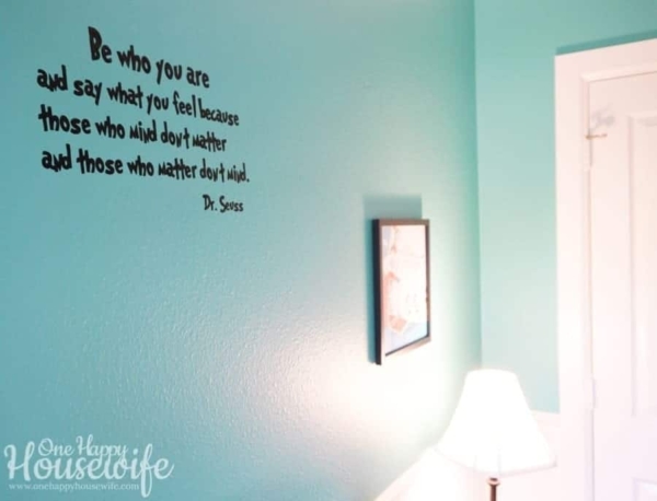 Whimsical Dr. Seuss Bedroom Decor - One Happy Housewife