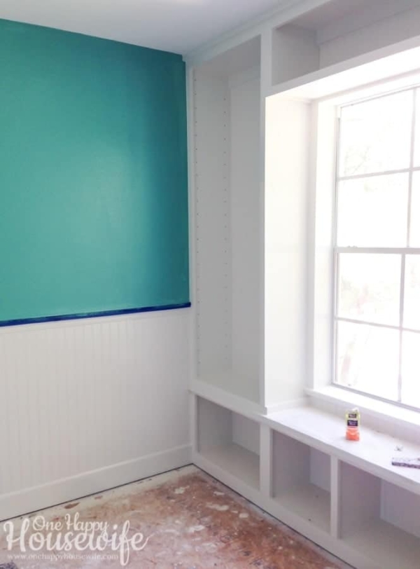 Built-in Bookshelves for a Boys Room