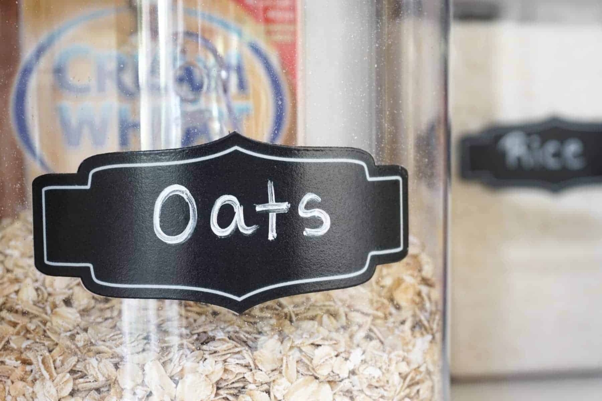 Chalkboard Label For Pantry Storage Containers