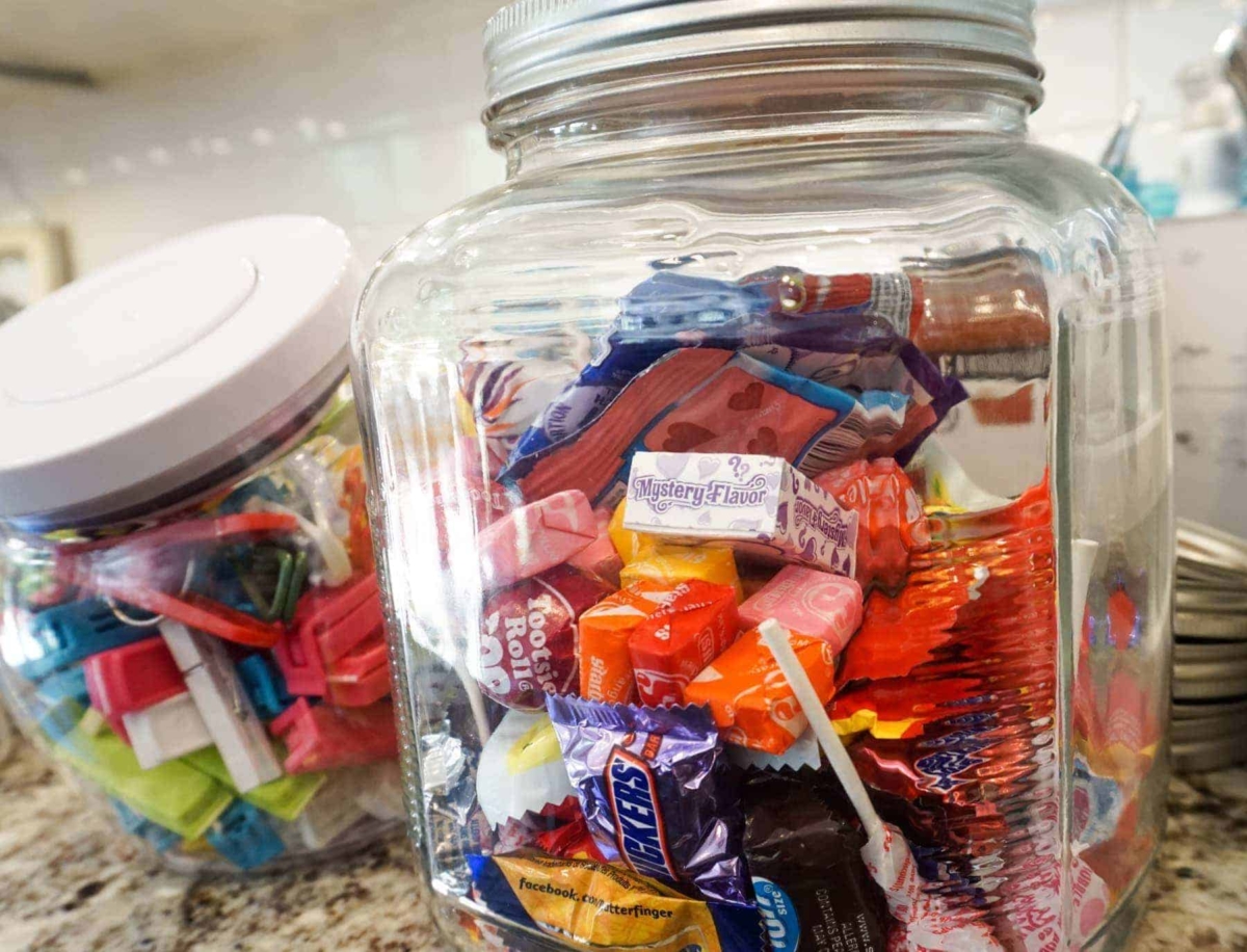 Pantry Storage Idea For Candy