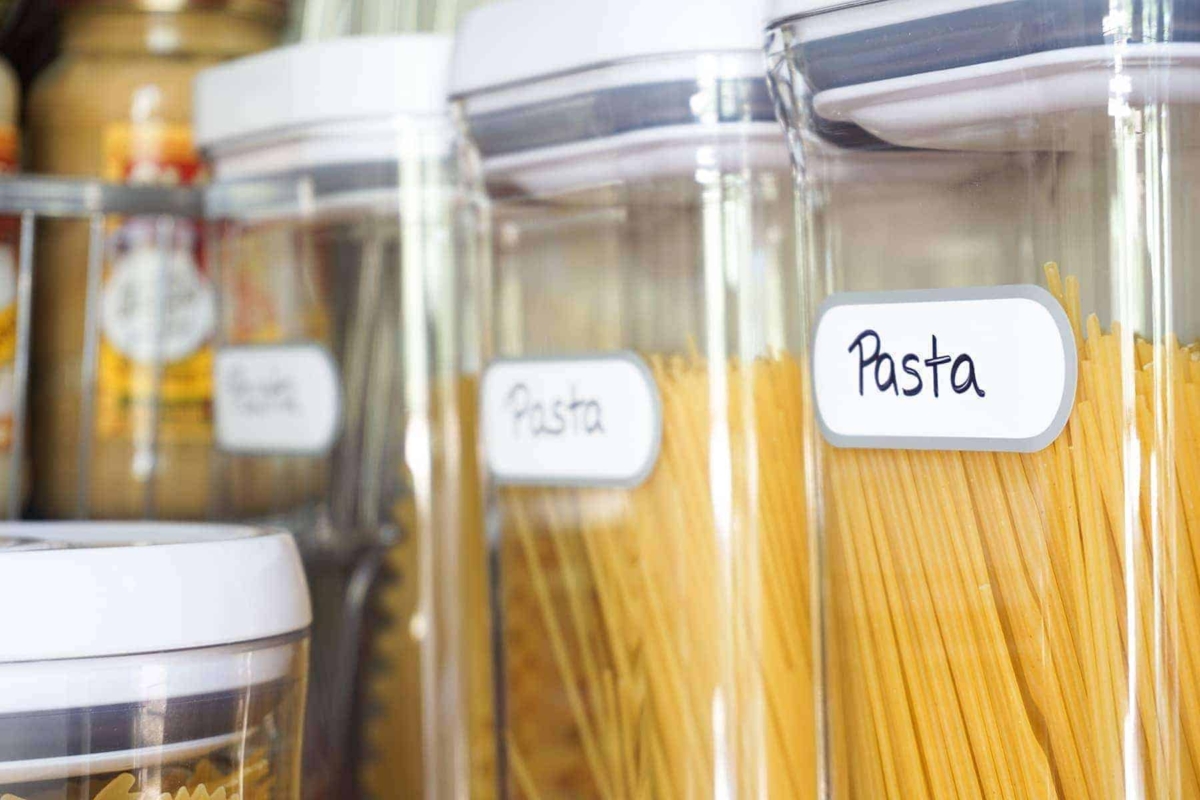 Pasta Storage In The Pantry