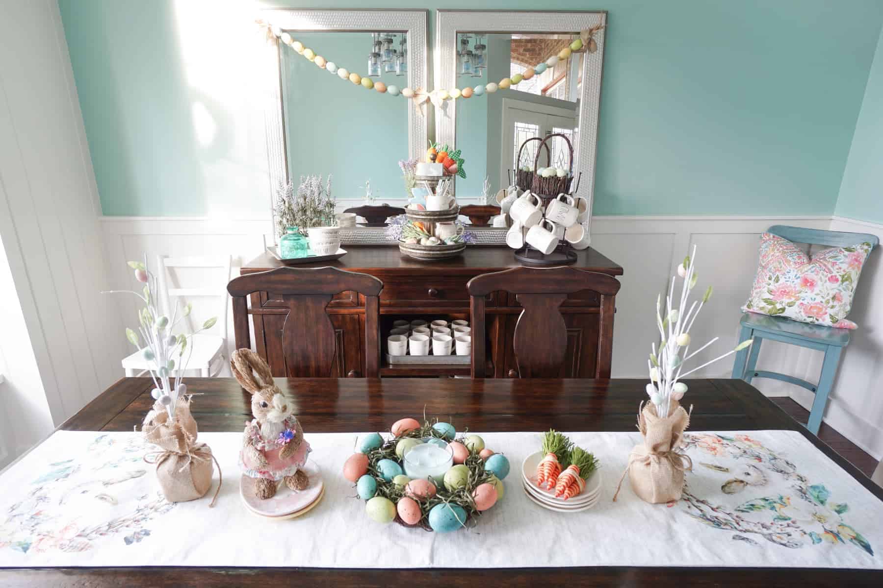 Spring Decor for Dining Room Table