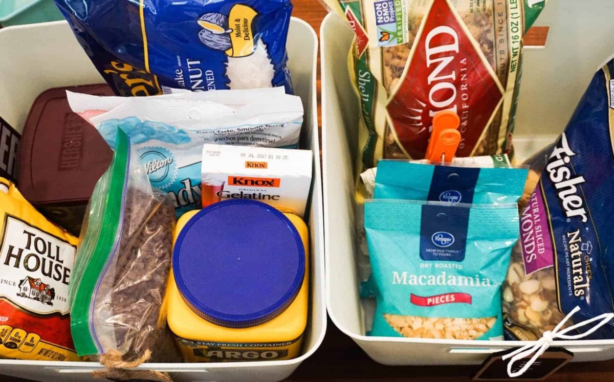 Sorting Pantry Items