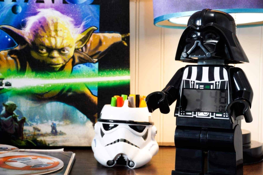 Star Wars Nightstand With Darth Vader Clock