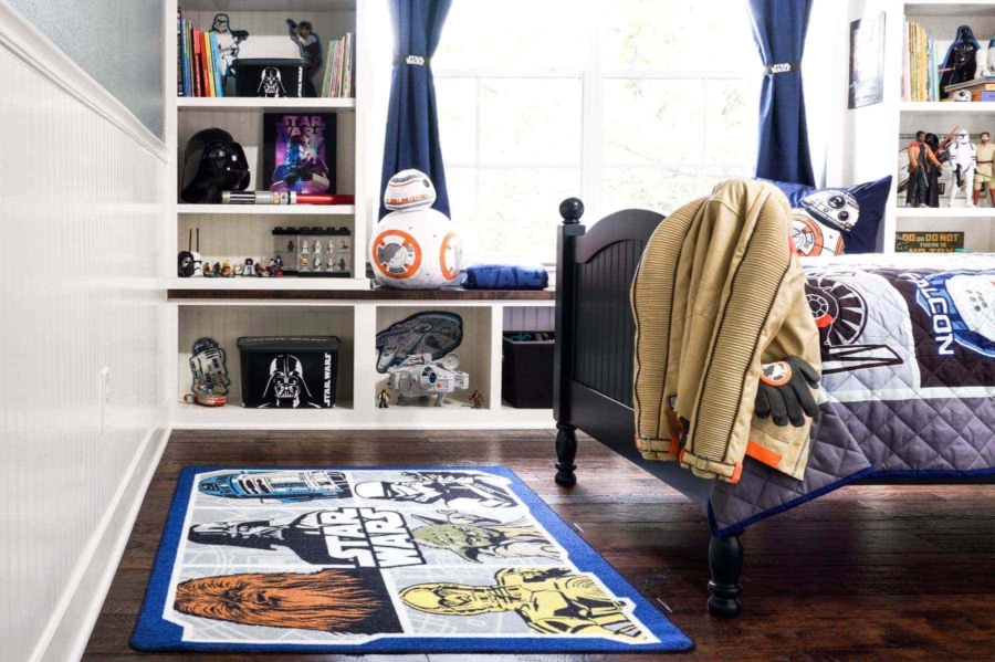 A Star Wars Rug Finishes Off This Boys Room Makeover