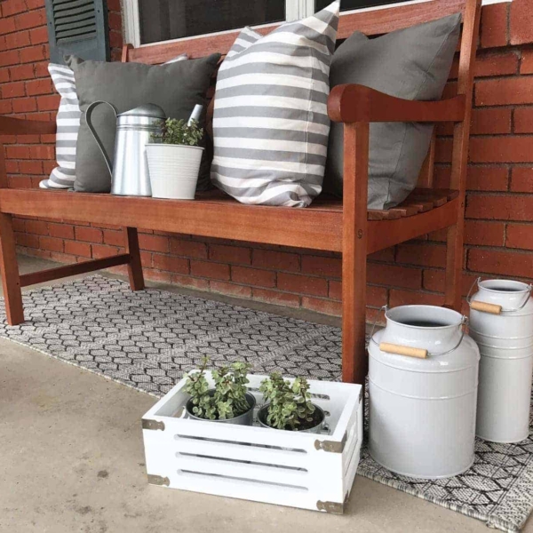 Decorating On A Budget - Front Porch Makeover