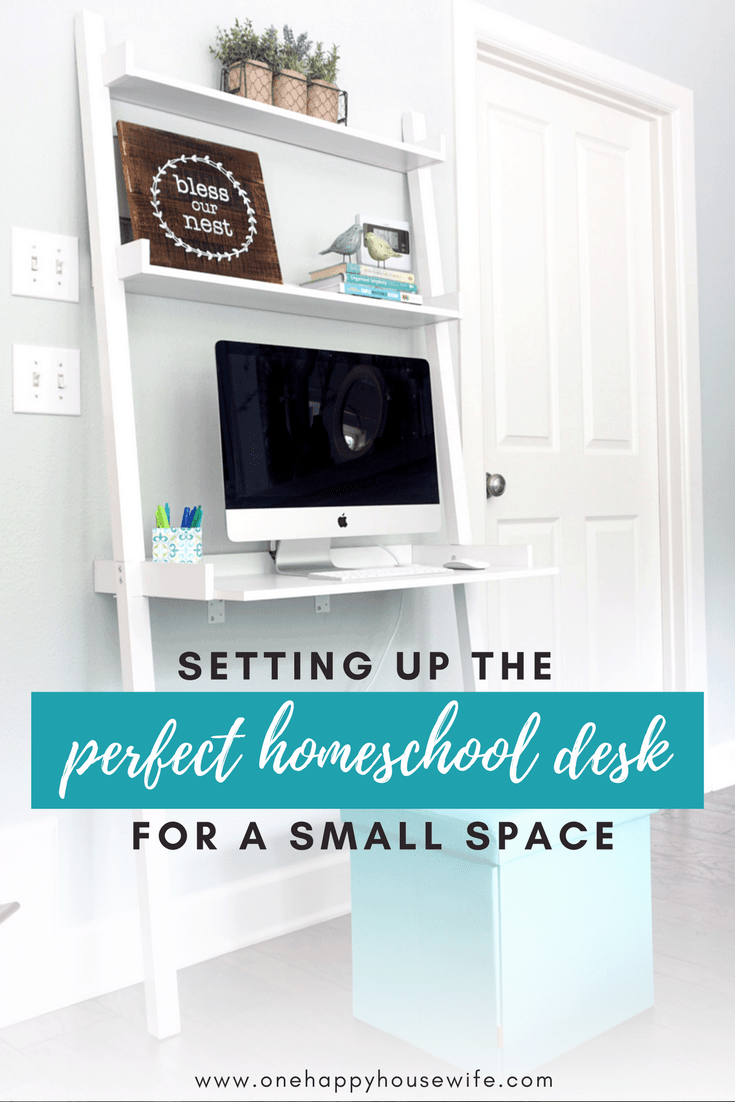 Homeschool Desk for Small Spaces