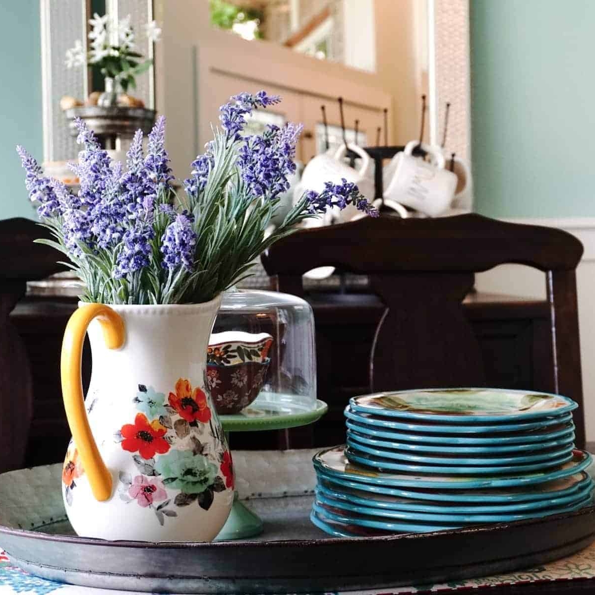 Decorating With Lavender Flowers - One Happy Housewife