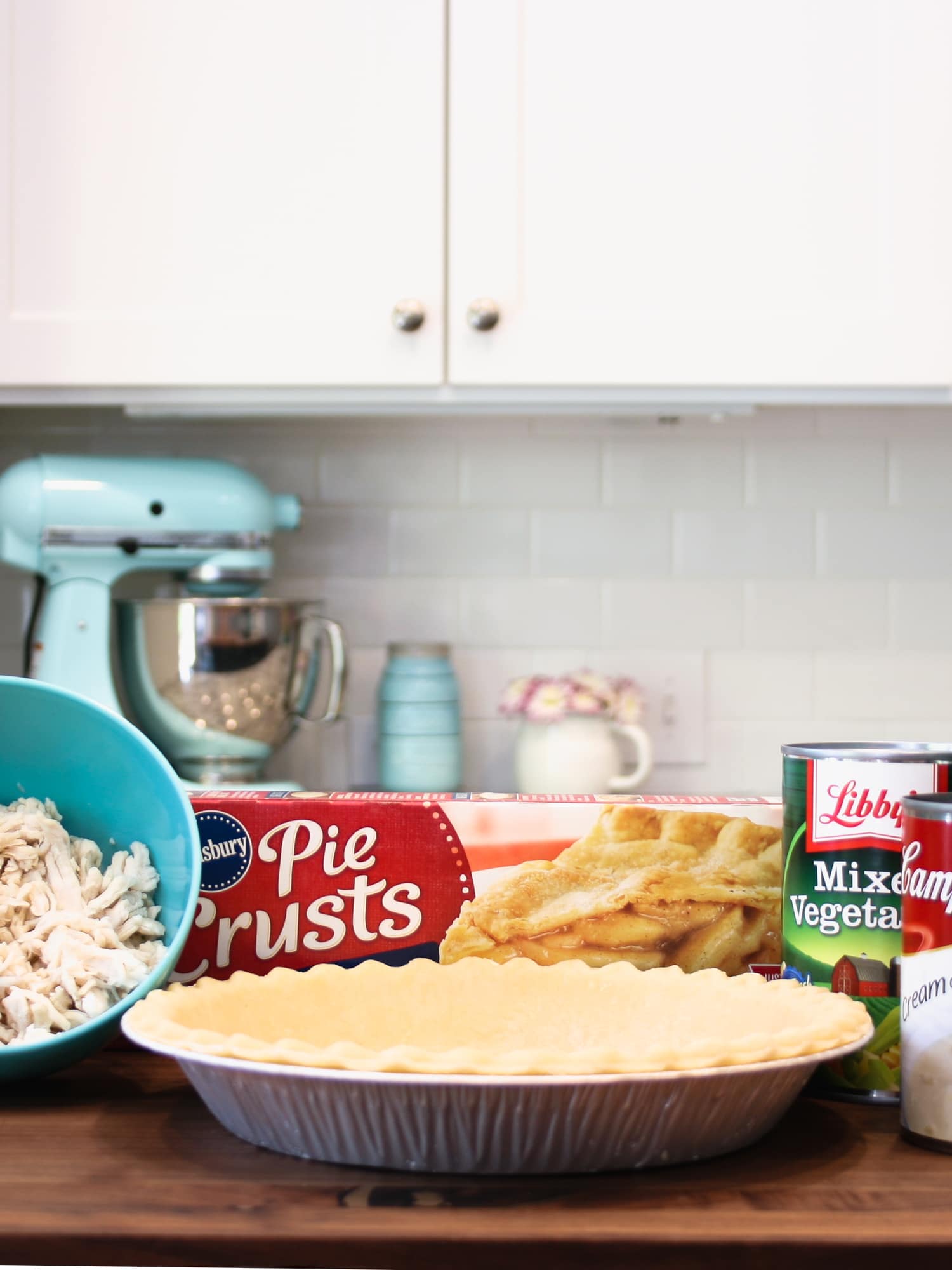 Effortless 5-Minute Chicken Pot Pie - One Happy Housewife