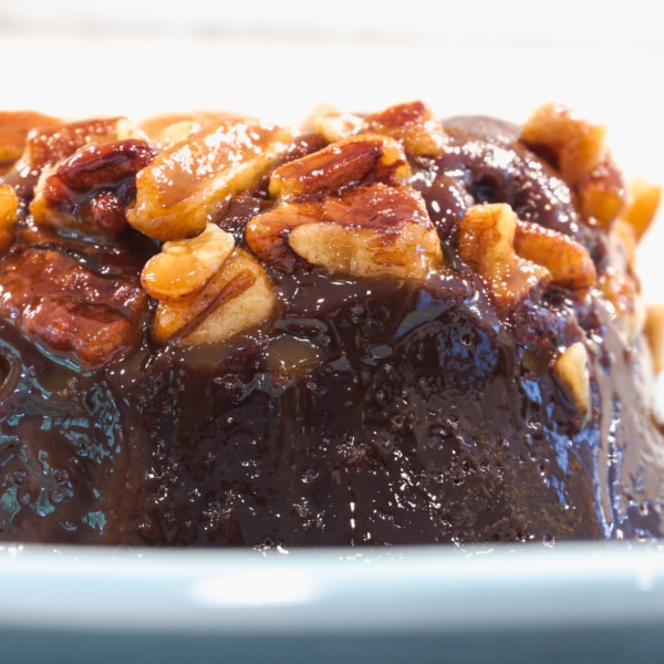 Turtle lava cake fresh out of the Instant Pot