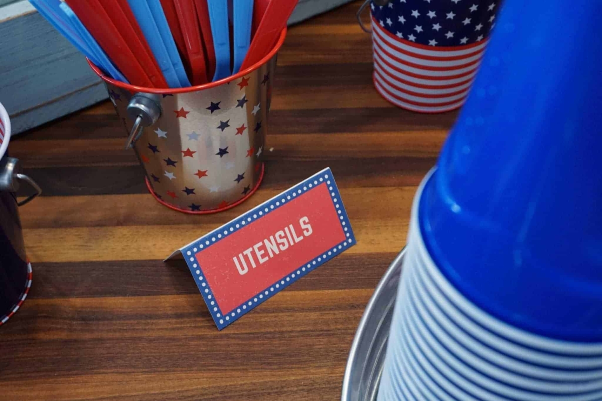 Free printable patriotic labels
