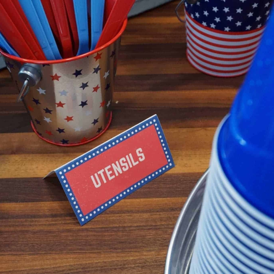 Free printable patriotic labels