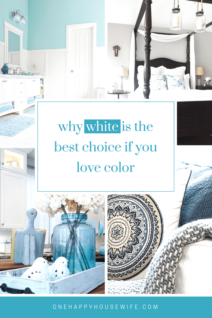 Find out why white is the best choice when you love color.