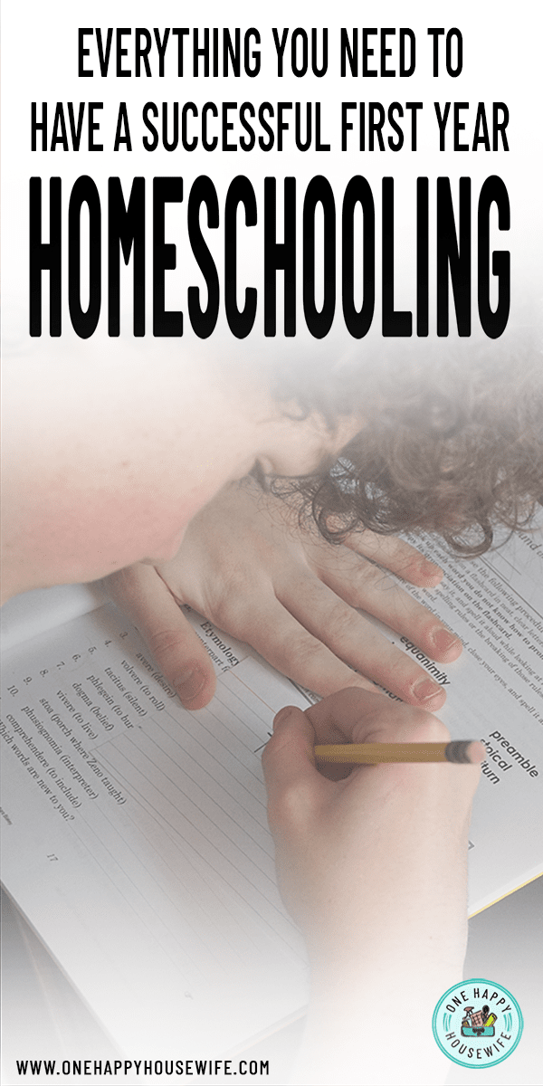 first year homeschooling