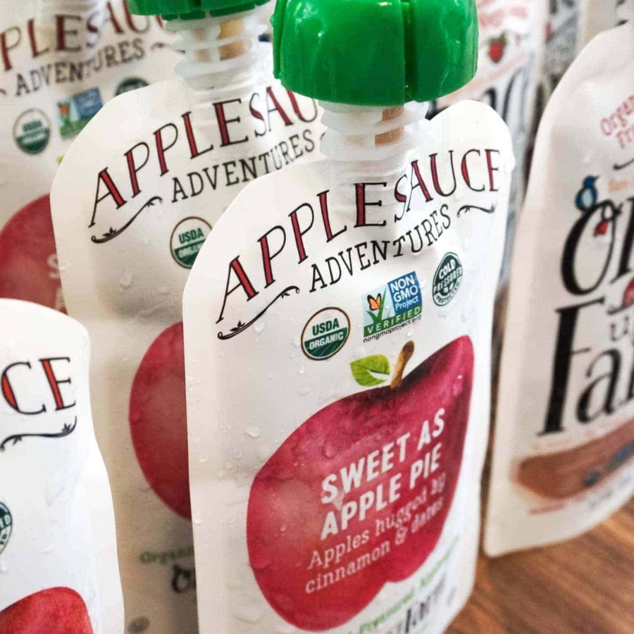 Organic Applesauce Pouches