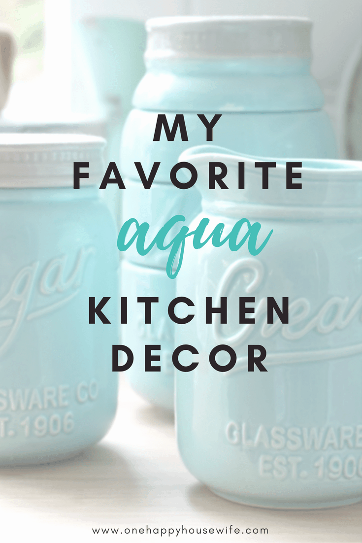 Aqua Kitchen Decor