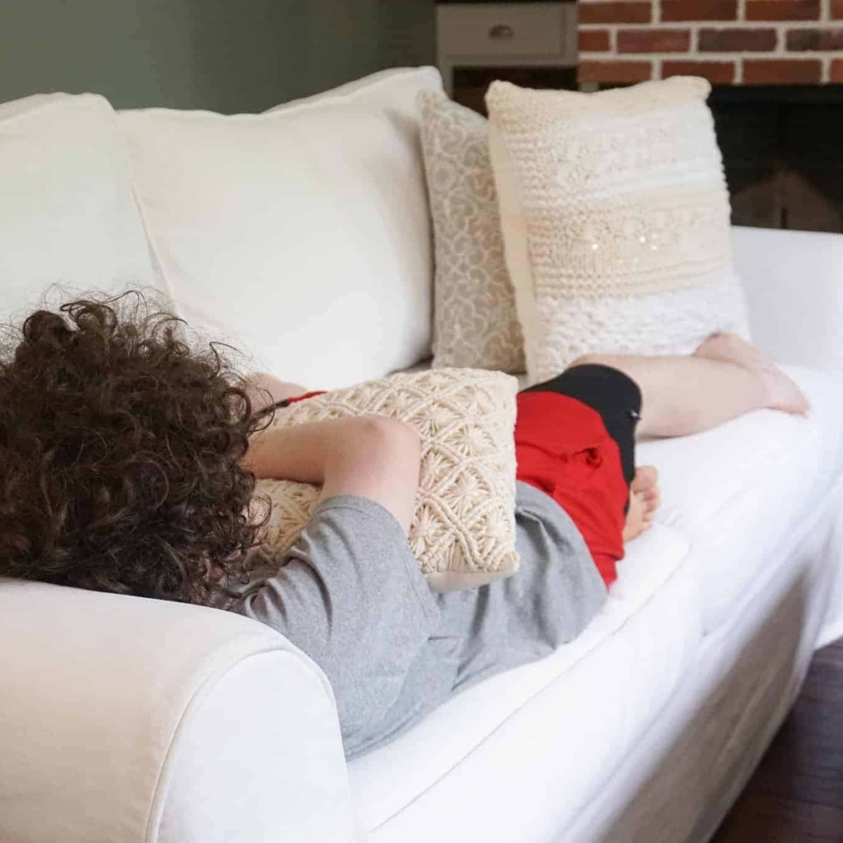 How to Clean Your Pottery Barn Slipcovered Sofa One Happy Housewife