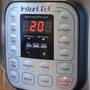 using the porridge setting on the instant pot