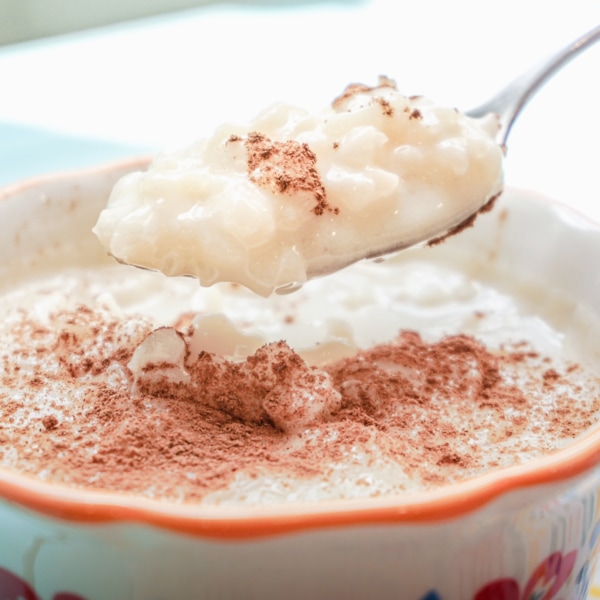 a spoonful of arroz con leche