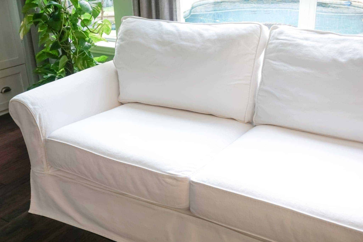 Cleaning My Pottery Barn Slipcovered Sofa One Happy Housewife