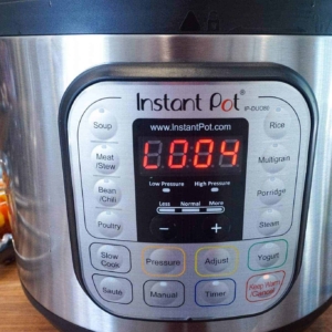 A four minute natural pressure release for one of the best Instant Pot recipes I've tasted.