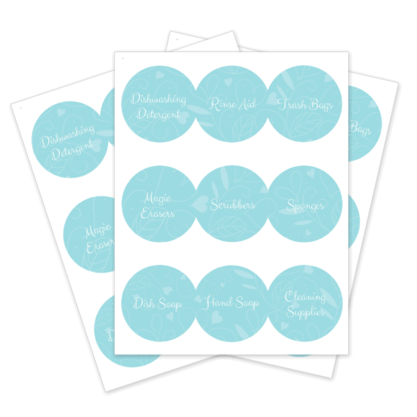 under the kitchen sink organization labels printable