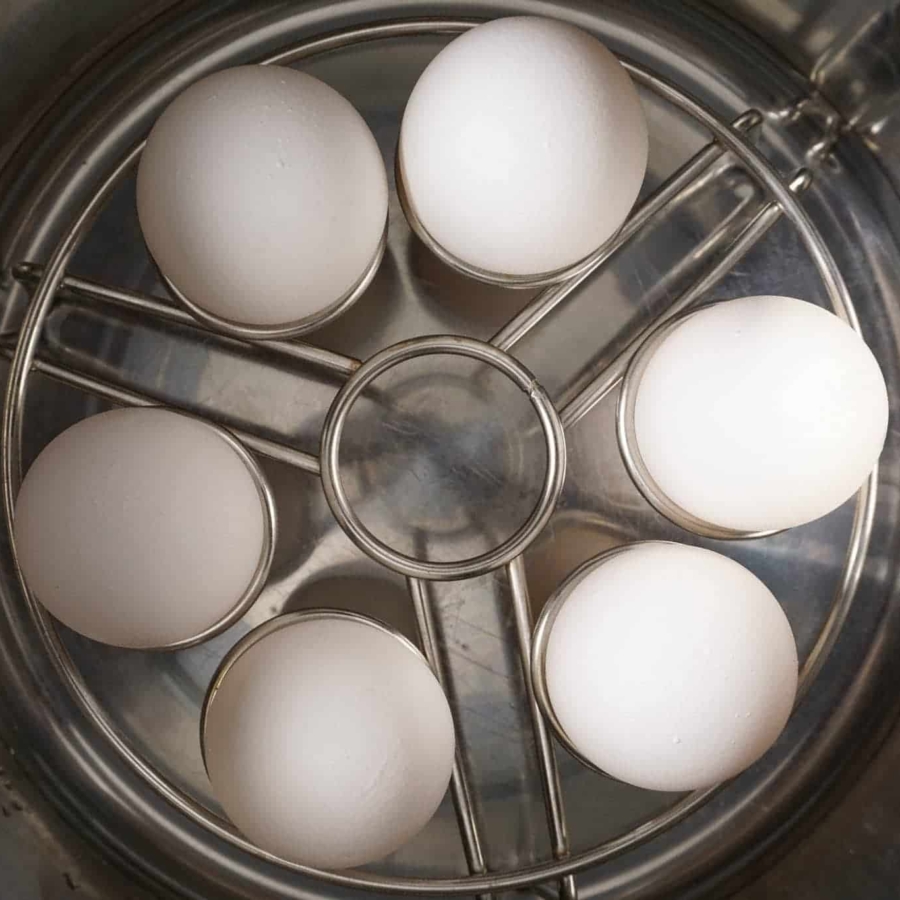 Instant Pot Hard Boiled Eggs Using the 555 Method