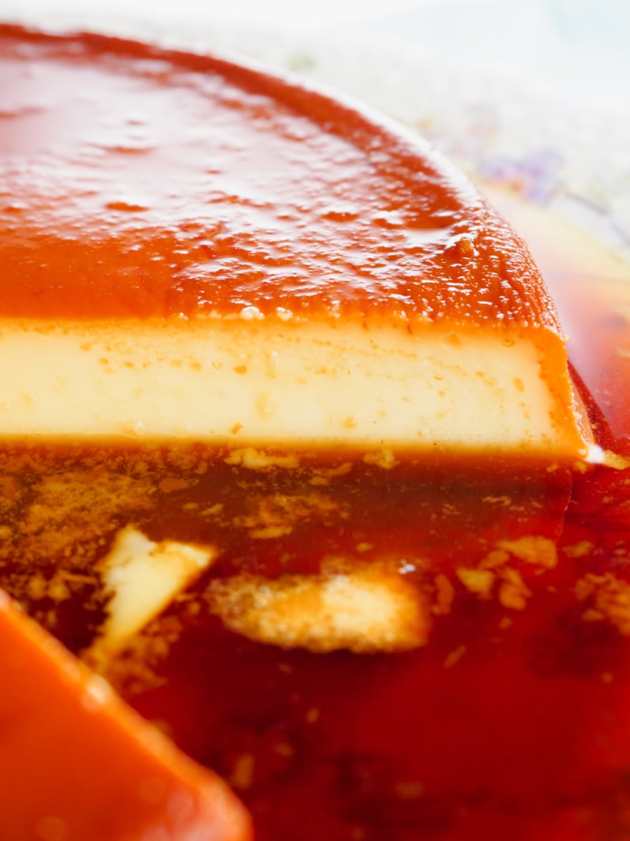 cream cheese leche flan