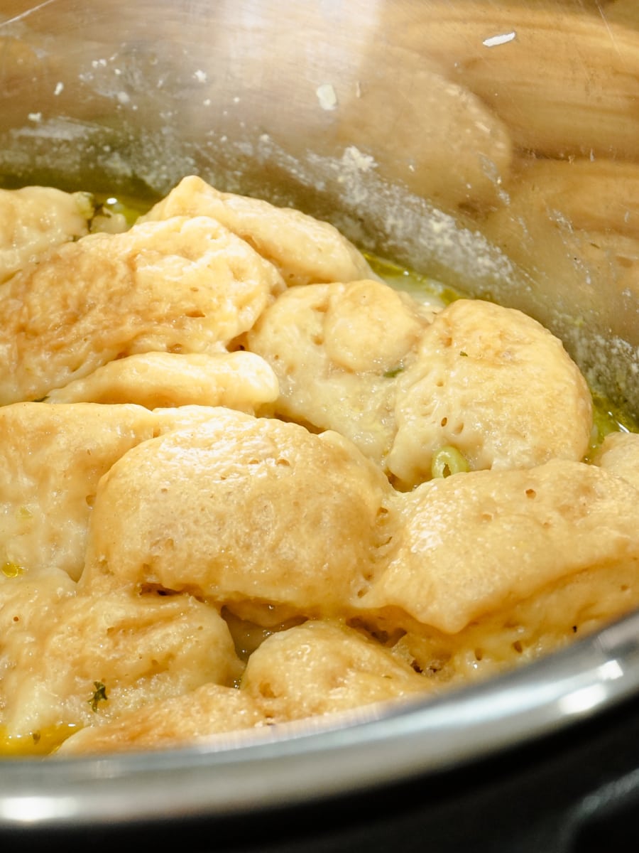 chicken and dumplings in the instant pot