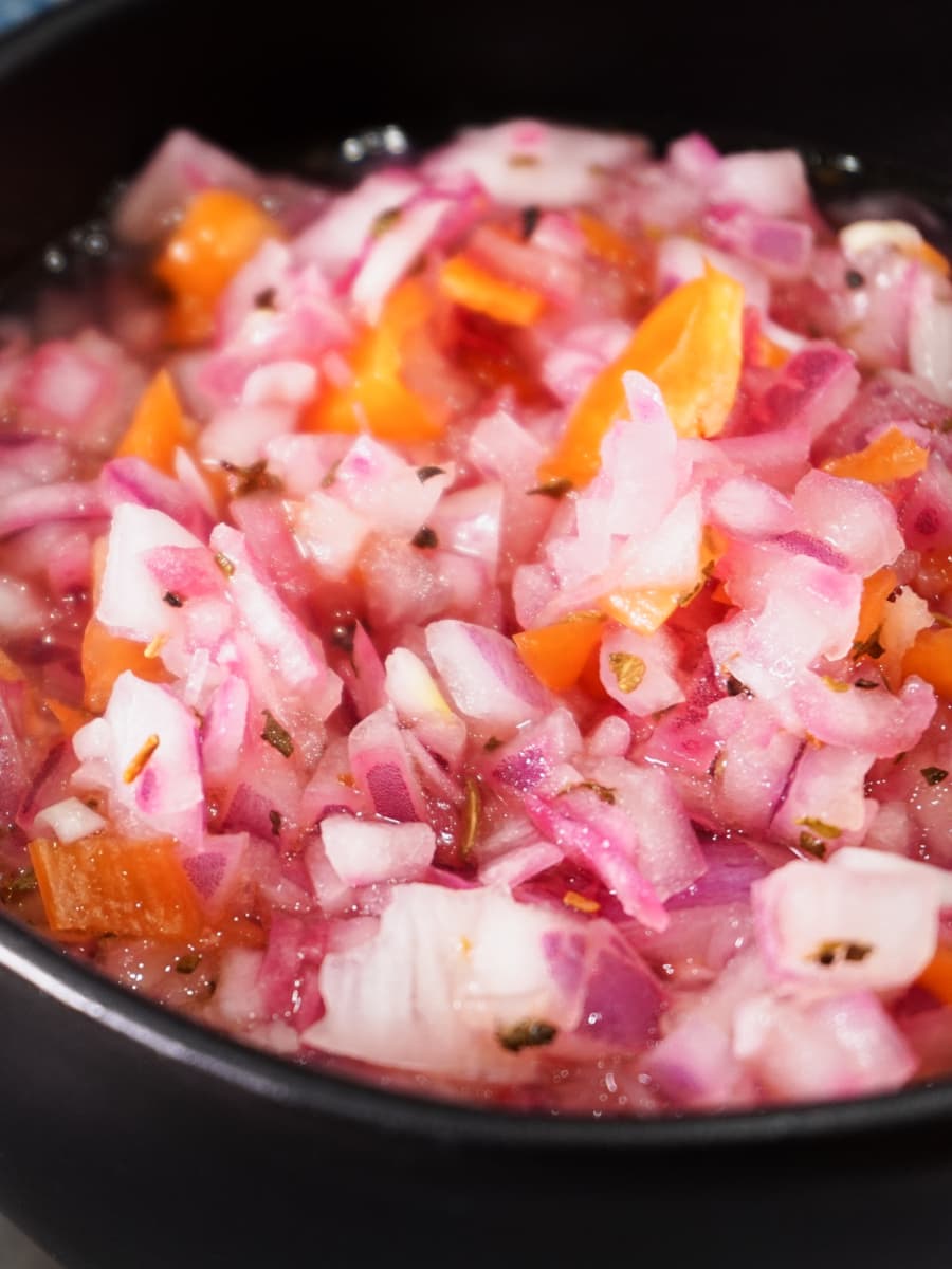 habanero salsa served along side mexican tacos with cochinita pibil