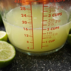 freshly squeezed lime juice for salsa habanero