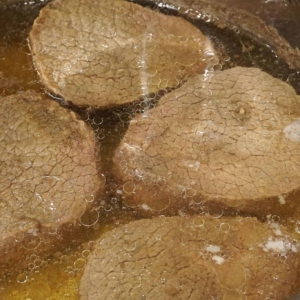 eye of round roast finished cooking in the instant pot and ready to mince and make salpicon