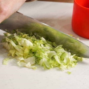 finely chopped lettuce is a small part of what makes this the best macaroni salad ever