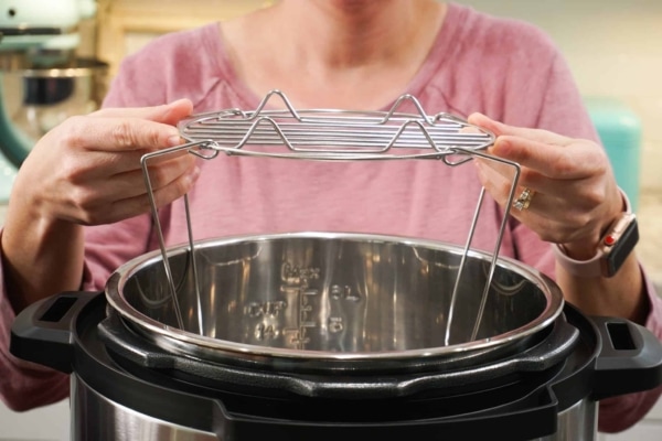 flip the trivet mess free pasta upside down