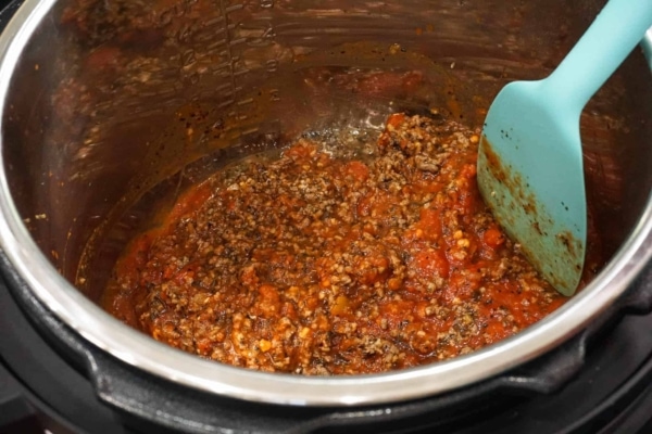 instant pot lasagna meat sauce