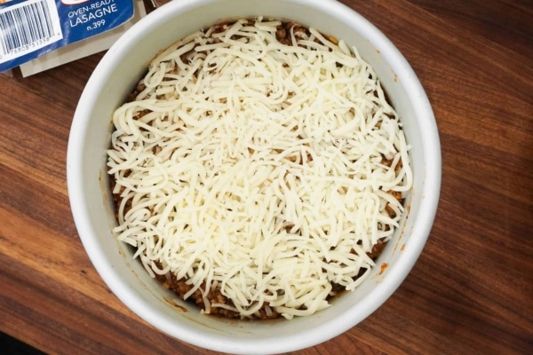 instant pot lasagna with mozzarella