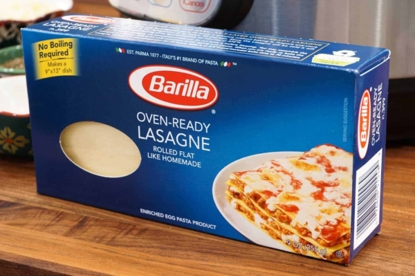 oven ready lasagne
