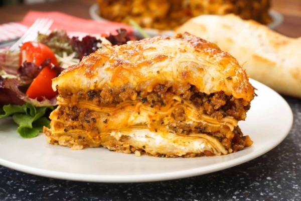 rich creamy meat lasagna instant pot