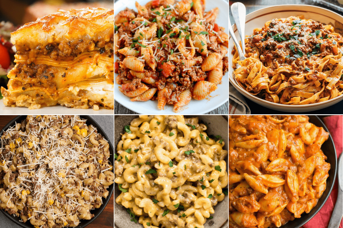 Instant Pot Pasta and Ground Beef Recipes - One Happy Housewife