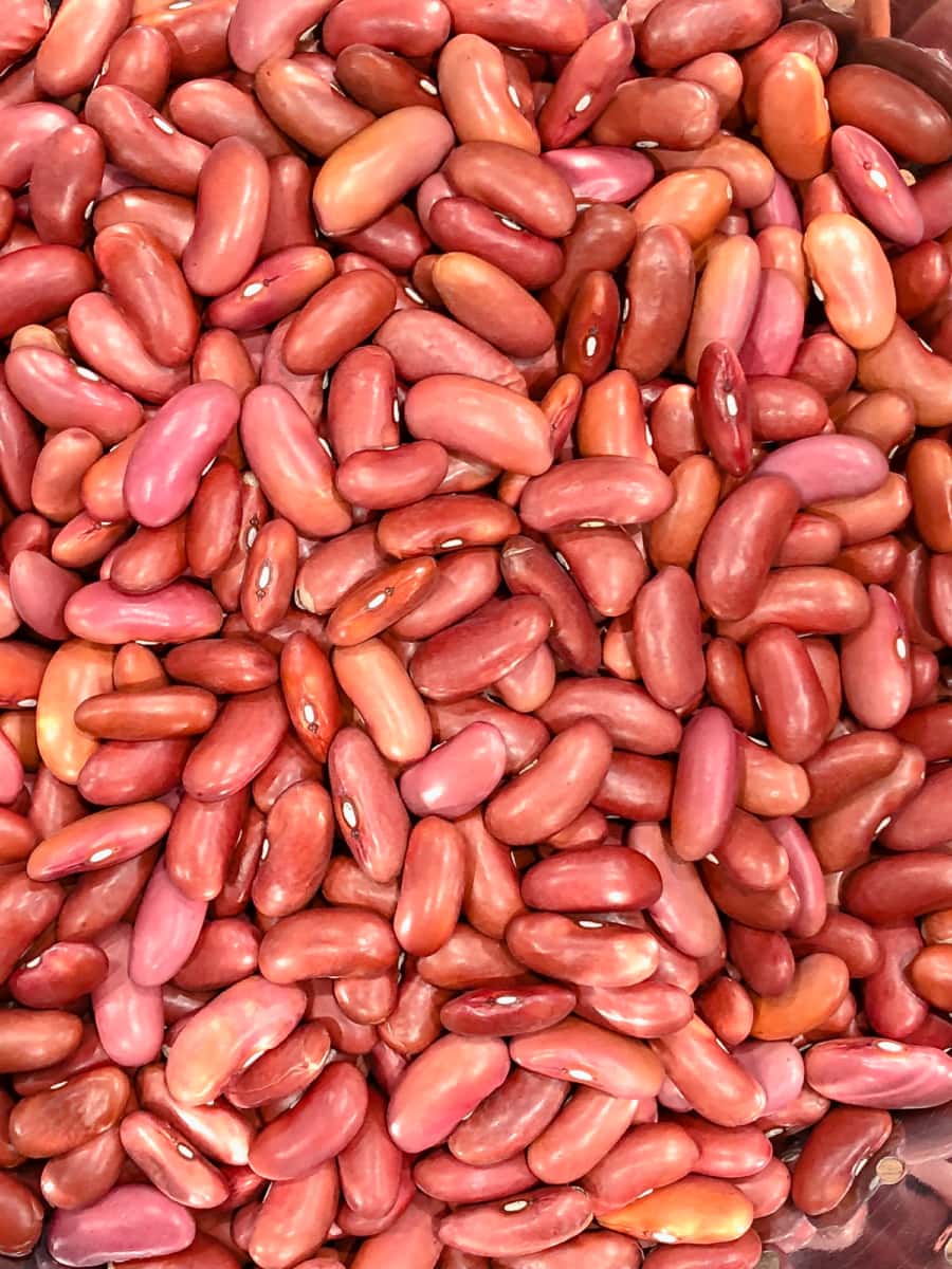 lots or red kidney beans