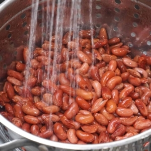 rinsing instant pot chili bean