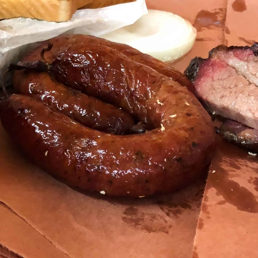 best bbq sausage in texas