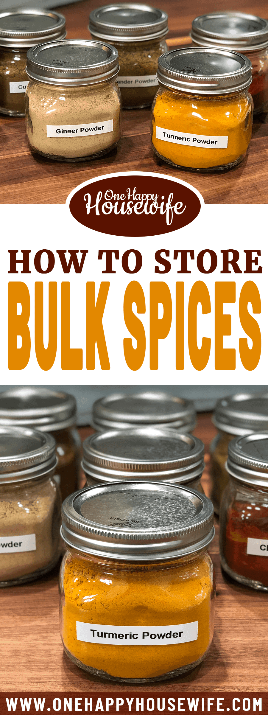 store and organize bulk spices