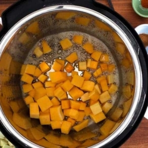 browning butternut squash in the instant pot