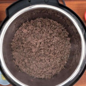 cooking low fat ground beef in the instant pot