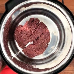 cooking ground sirloin in the instant pot